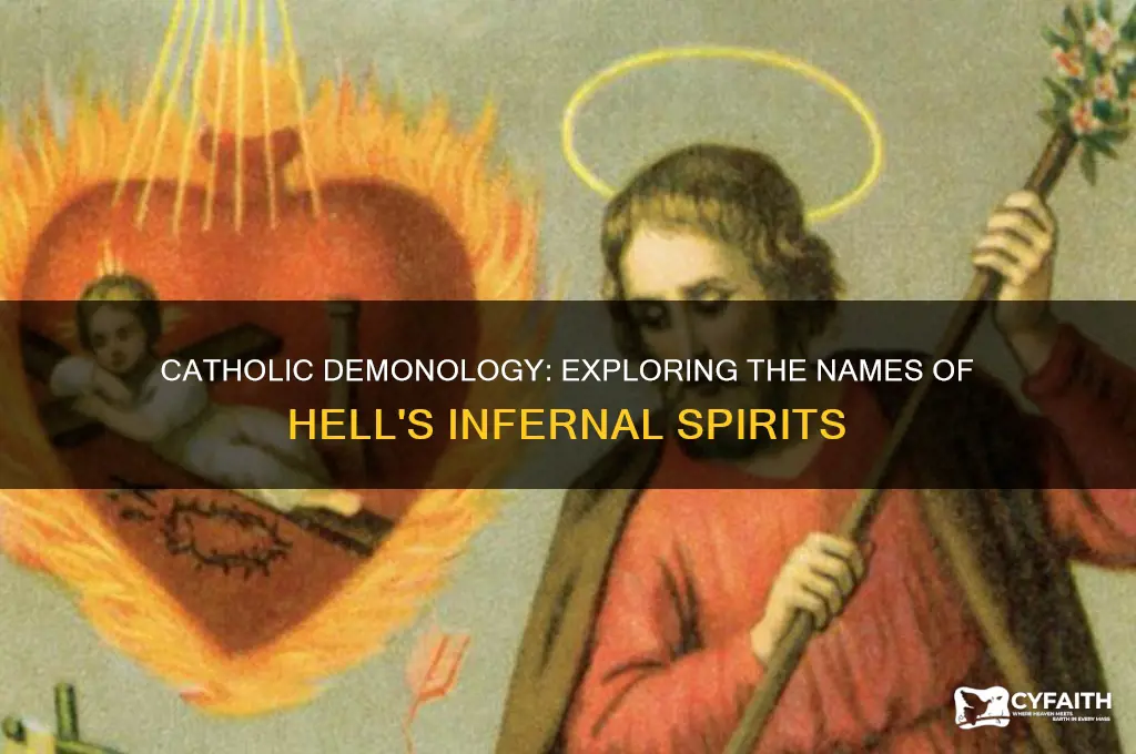 what are the names of the demons in hell catholic