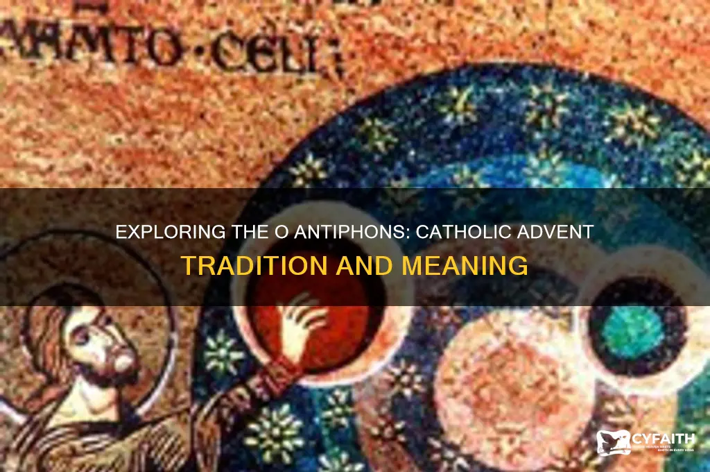 what are the o antiphons catholic