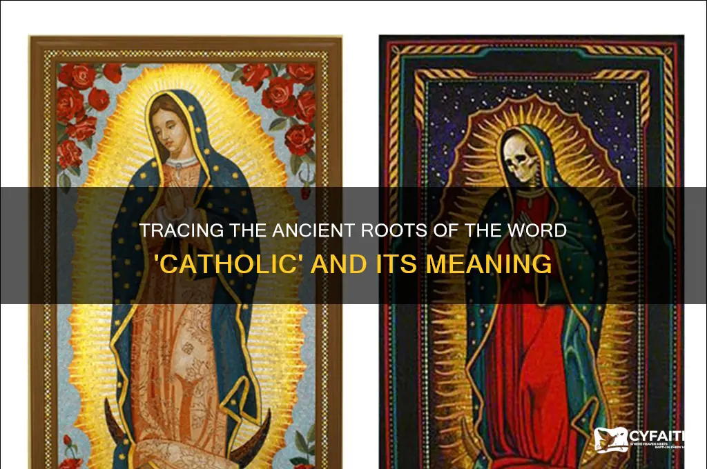 what are the origins of the word catholic
