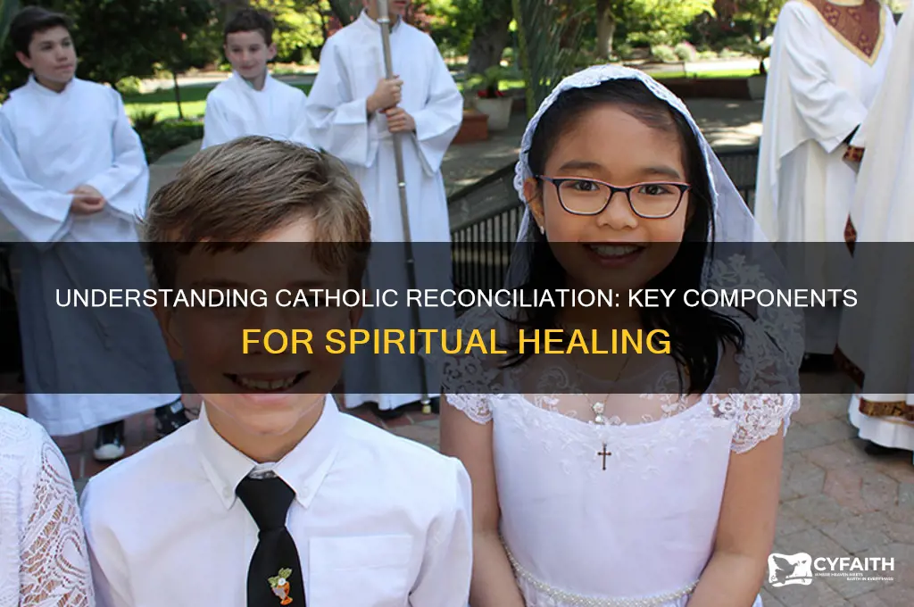what are the parts to reconciliation for catholics