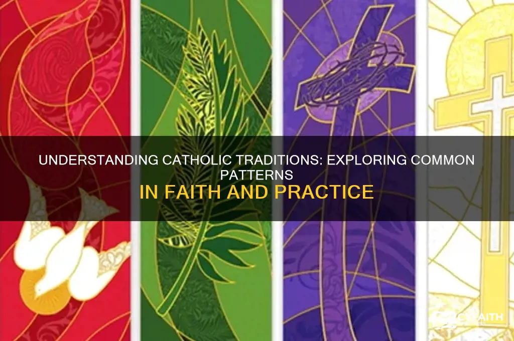 what are the patterns for catholic