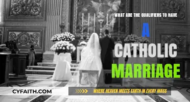 Catholic Marriage Requirements: Essential Qualifiers for a Sacred Union