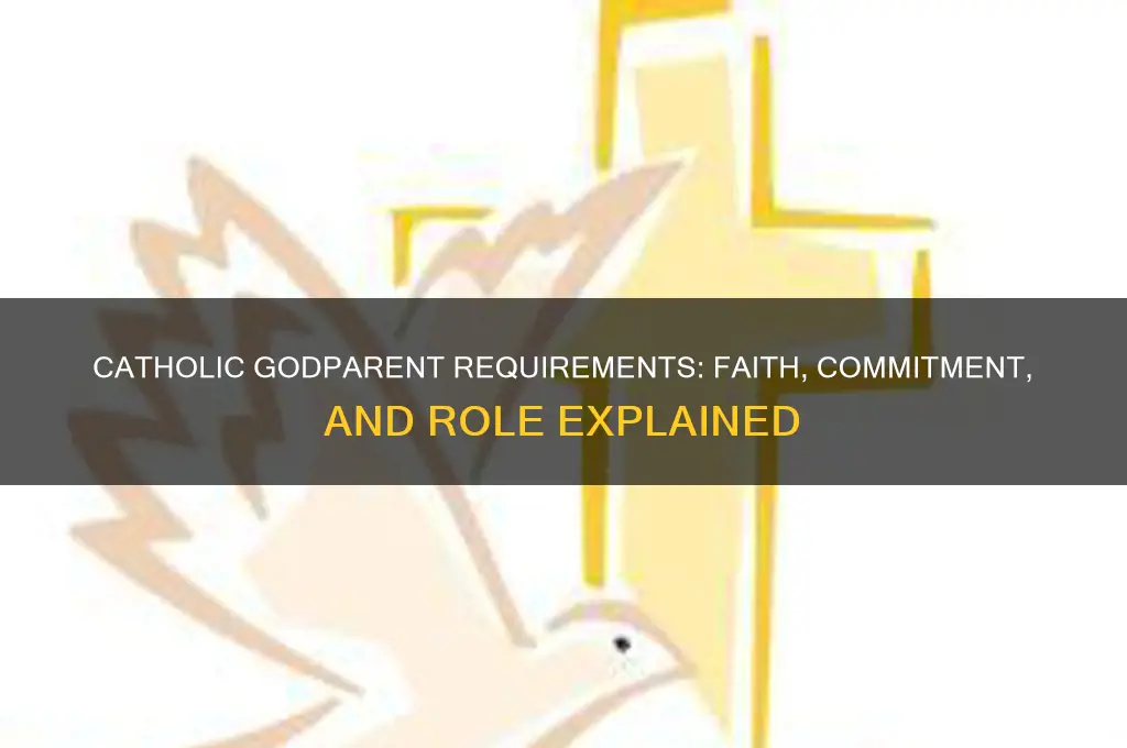 what are the requirements for being a catholic godparent