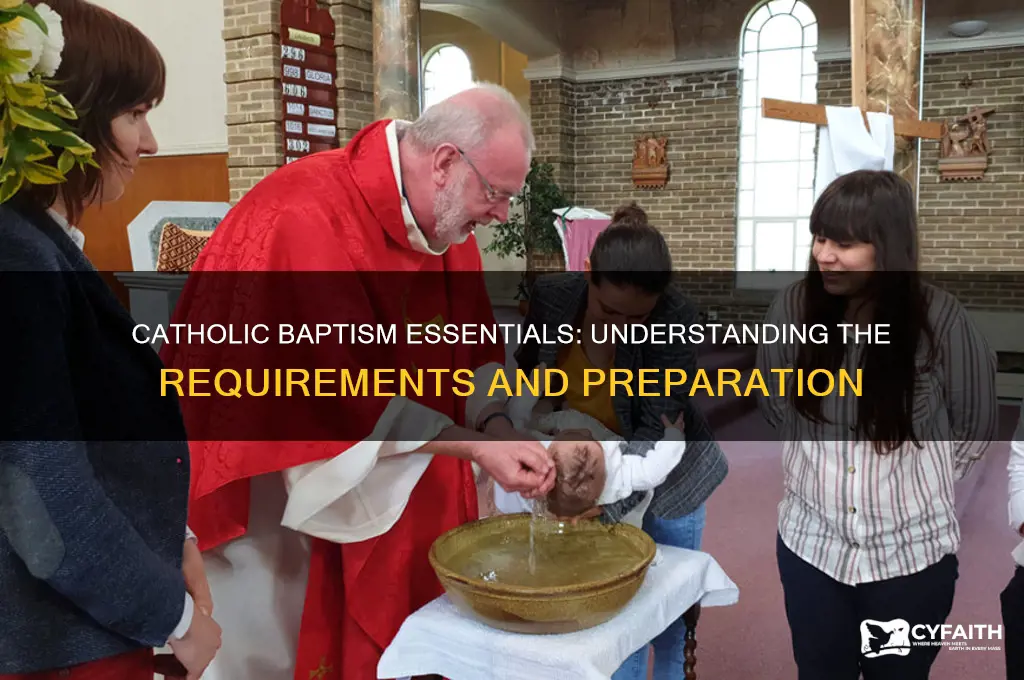 what are the requirements for catholic baptism