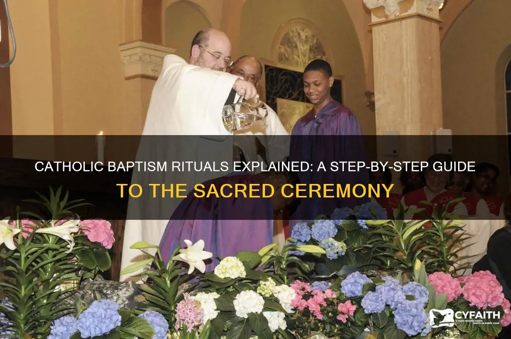 what are the rituals of catholic baptism
