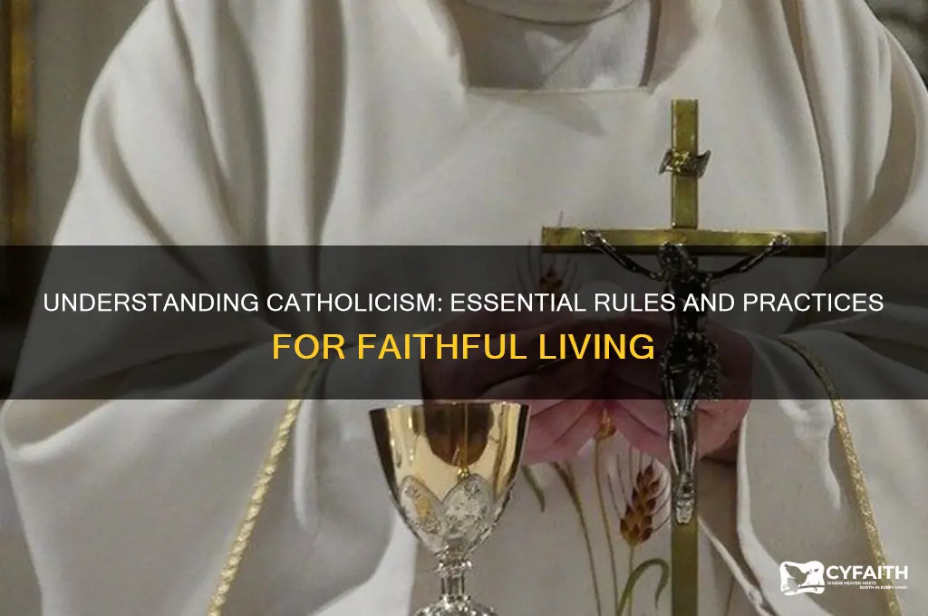 what are the rules for being catholic