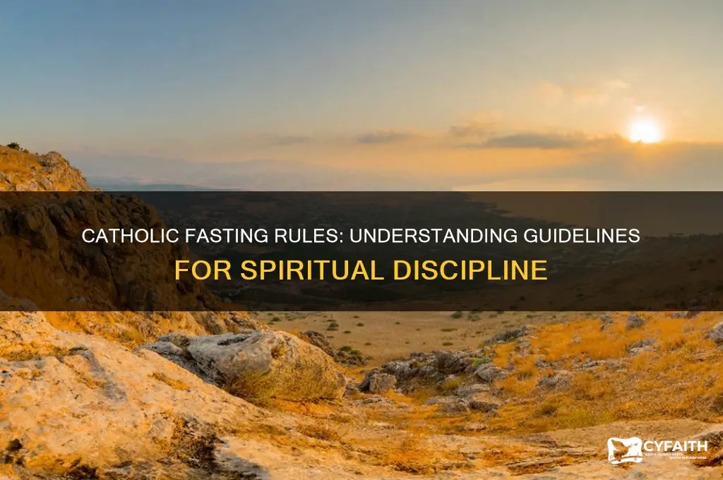 what are the rules for catholic fasting