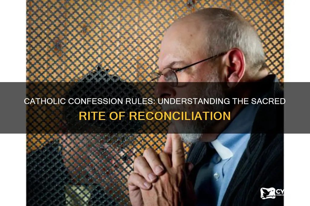 what are the rules of catholic confession