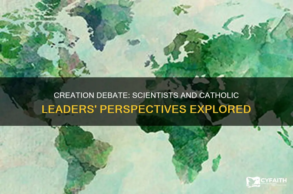 what are the scientist and catholic leaders view on creation