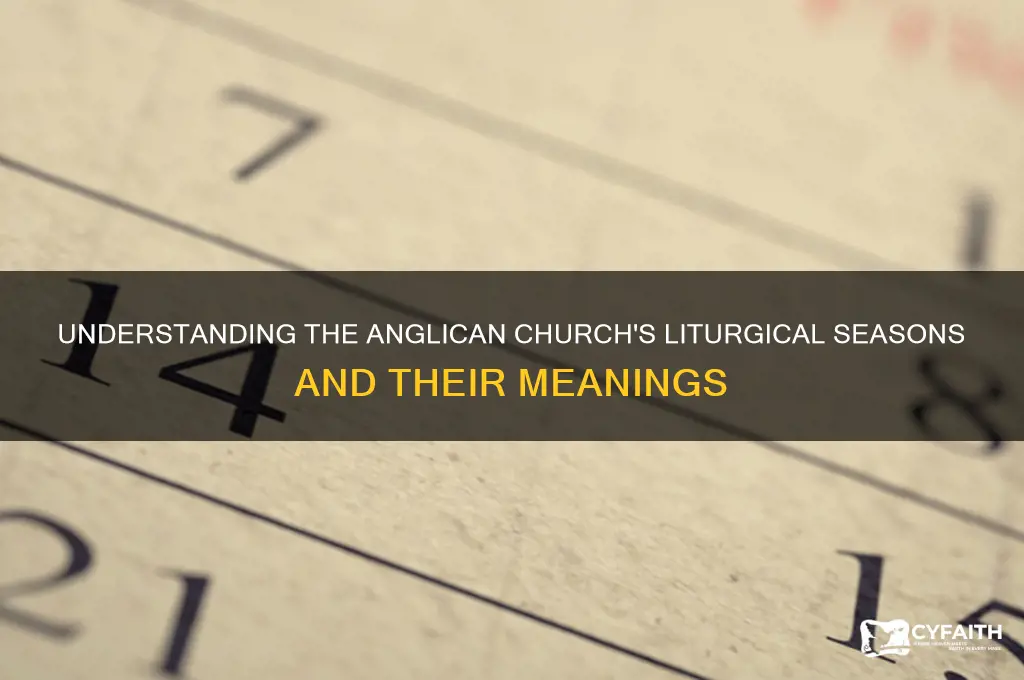 what are the seasons of the anglican church