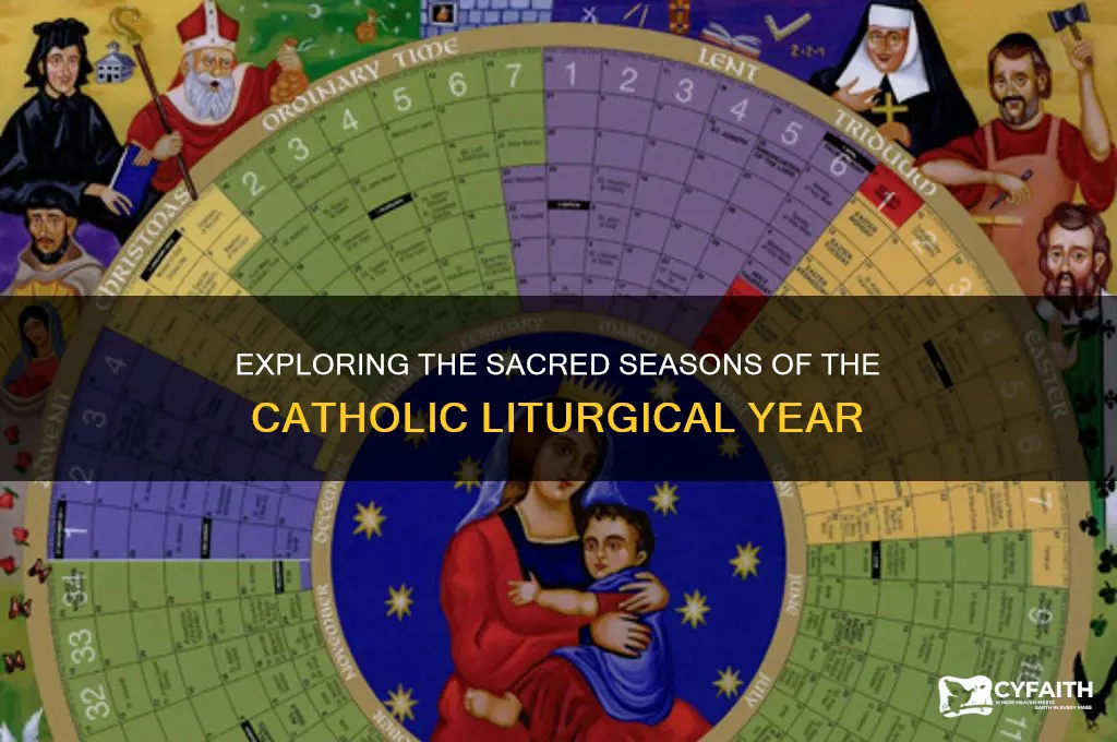 what are the seasons of the catholic liturgical year