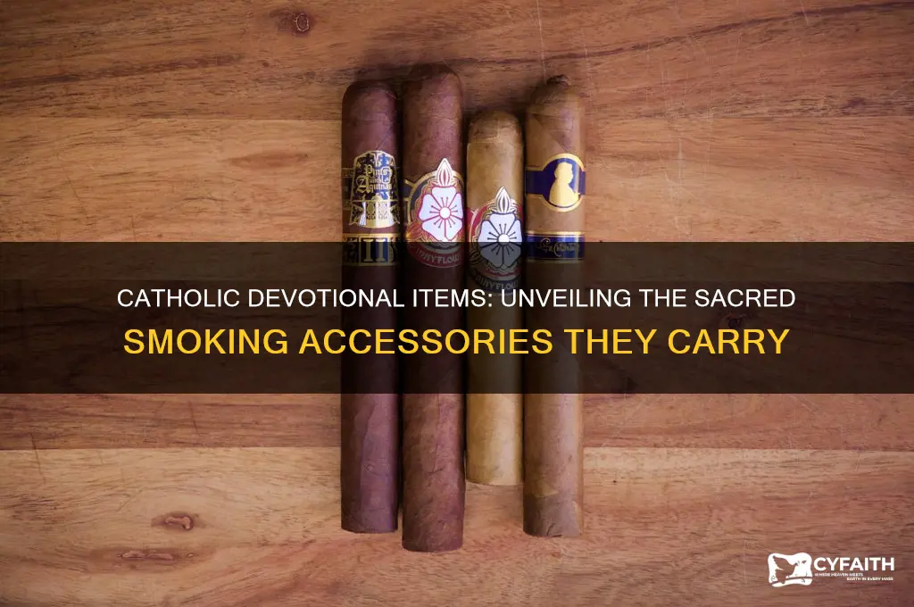 what are the smoking things that catholic people carry