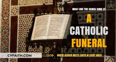 Sacred Hymns and Songs for a Catholic Funeral Service