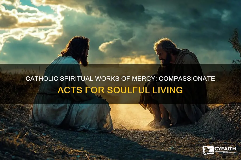 what are the spiritual works of mercy catholic