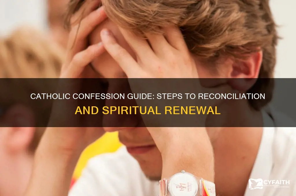 what are the steps for catholic confession