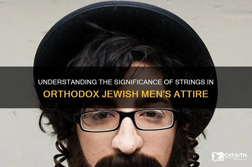 what are the strings orthodox jewish men