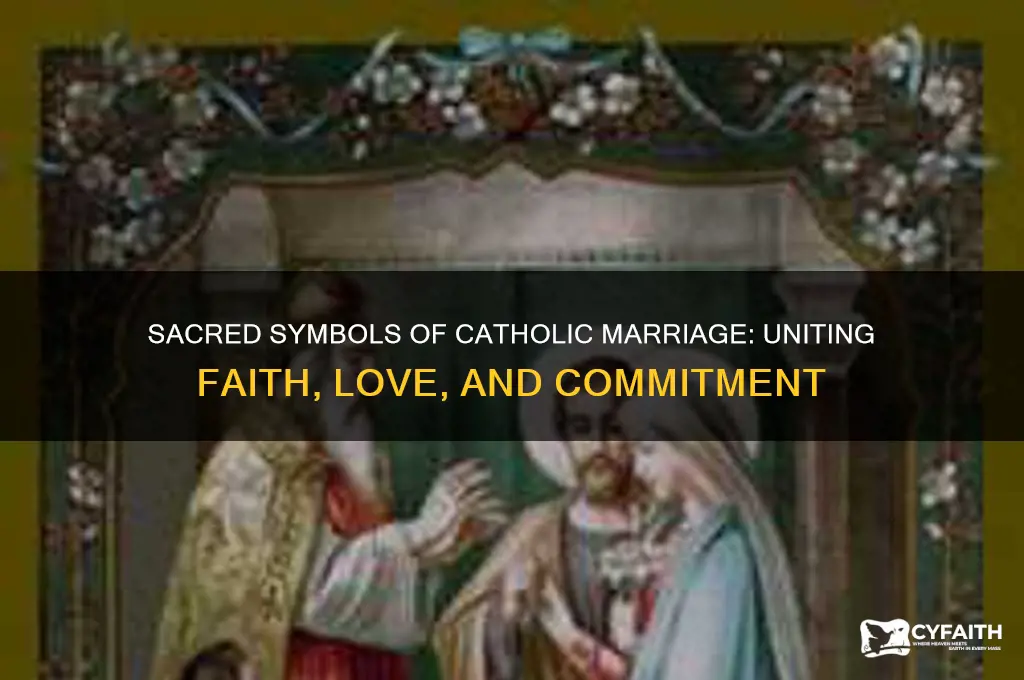 what are the symbols of catholic marriage