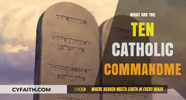Understanding the Ten Catholic Commandments: A Guide to Moral Living