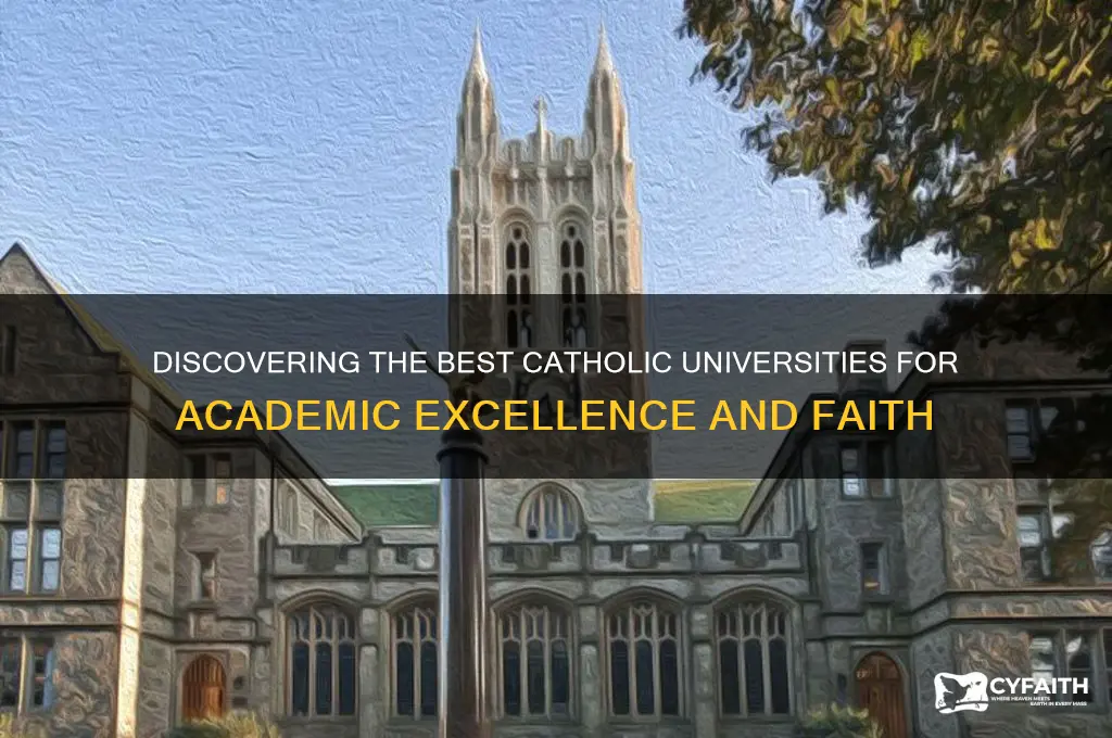 what are the top catholic universities