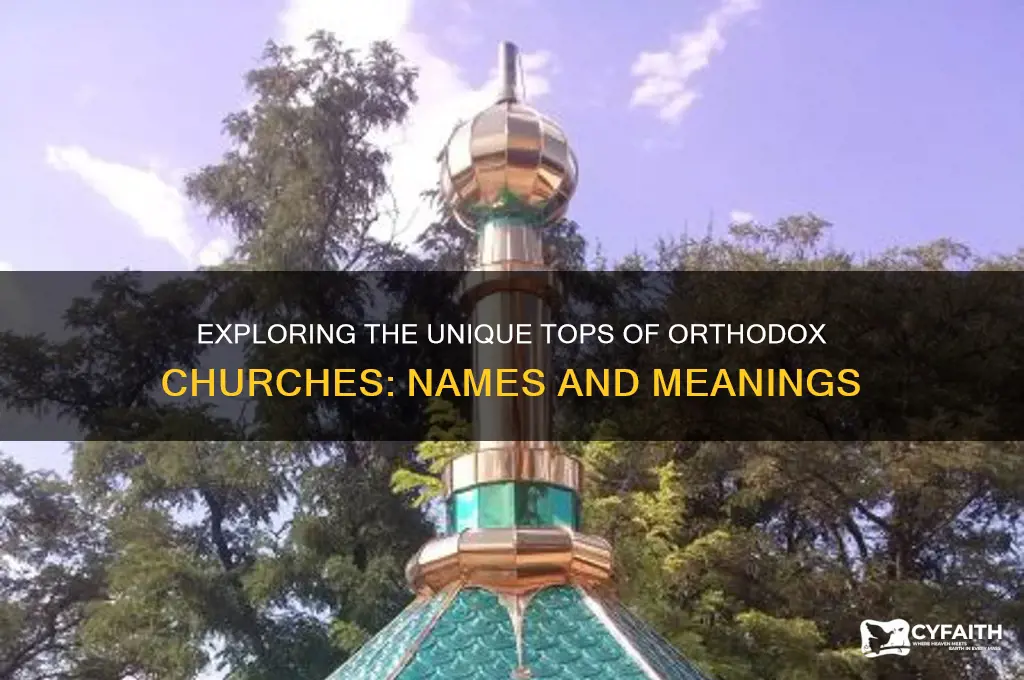 what are the tops of orthodox churches called