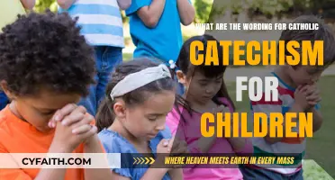 Catholic Catechism for Kids: Essential Wording and Teachings Explained