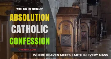 Catholic Confession: Understanding the Words of Absolution in the Sacrament