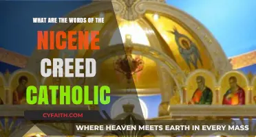 Understanding the Sacred Words of the Nicene Creed in Catholicism