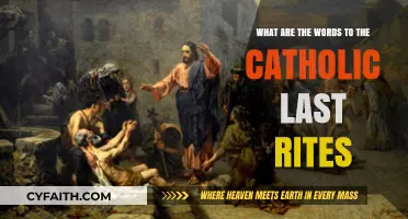 Understanding the Sacred Words of the Catholic Last Rites