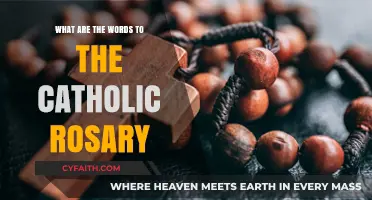 Understanding the Sacred Words of the Catholic Rosary Prayer