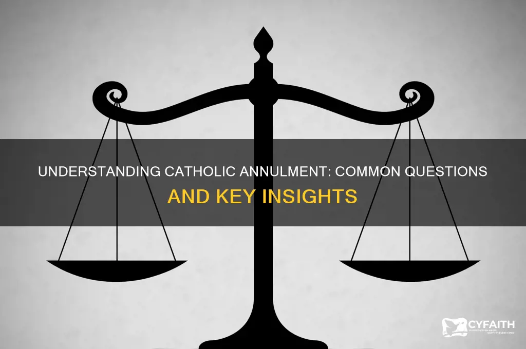 what are typical questions asked for a catholic annulment
