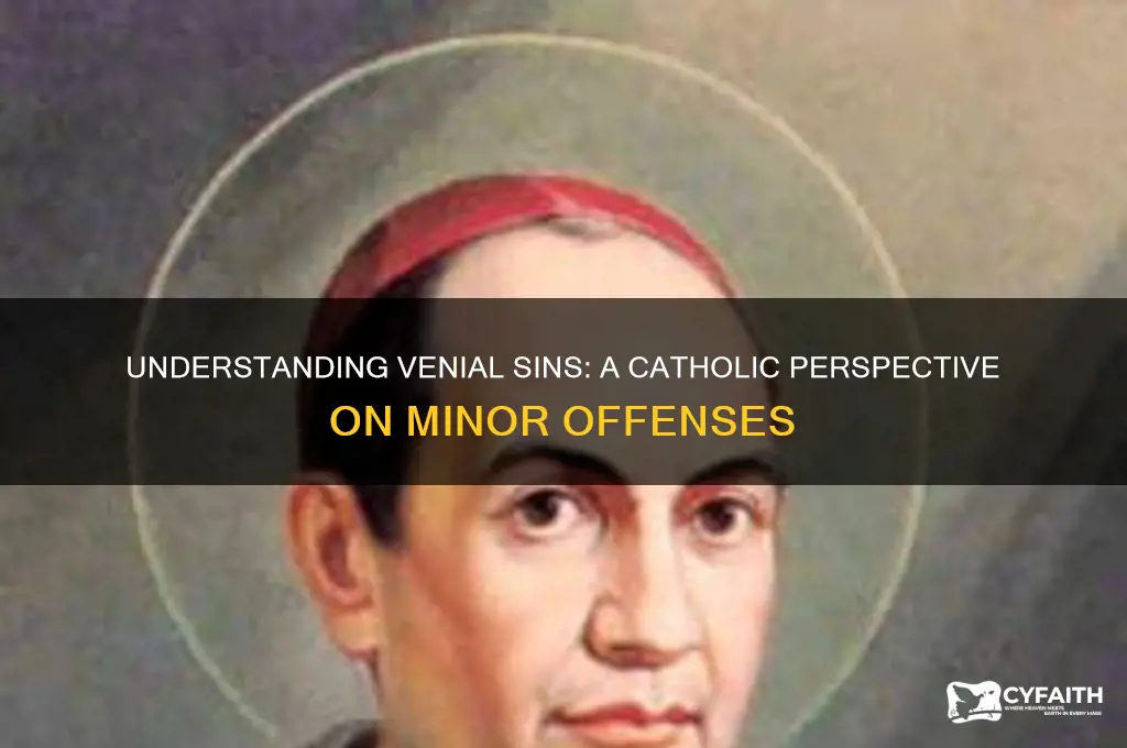 what are venial sins catholic