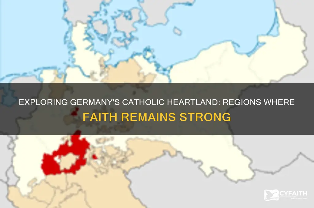 what areas of germany are primarily catholic