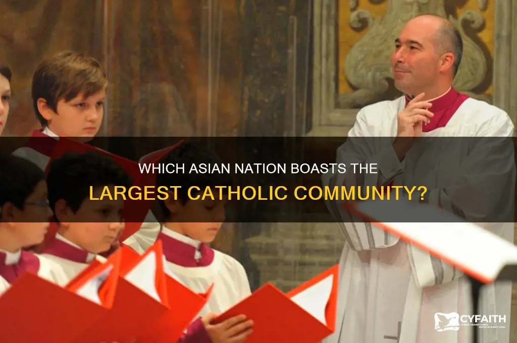 what asian country has the largest catholic population
