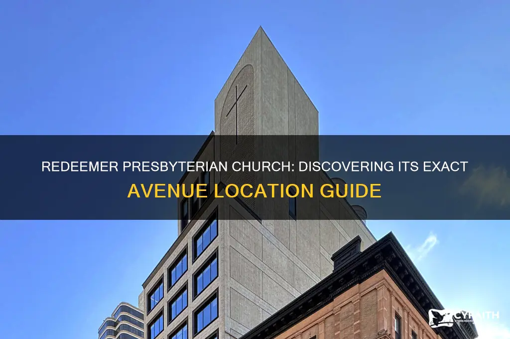 what avenue is redeemer presbyterian on