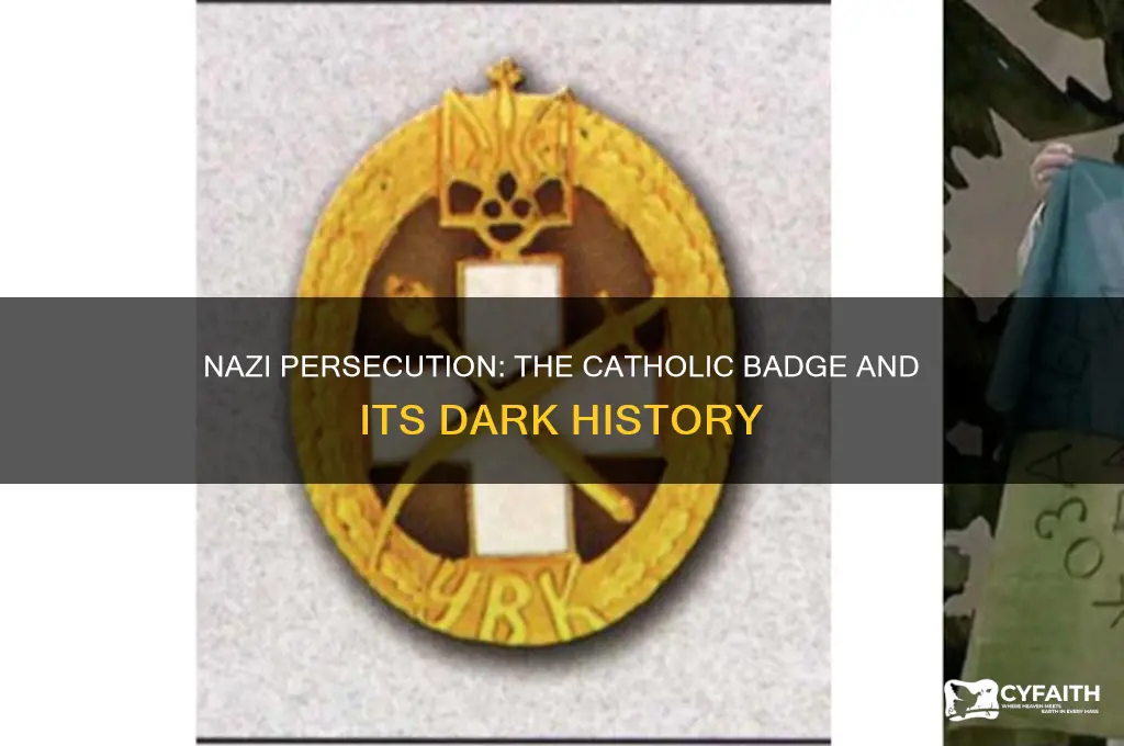 what badge did nazis make catholics wear