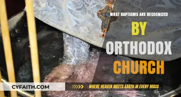 Orthodox Church Recognized Baptisms: Validity and Acceptance Explained