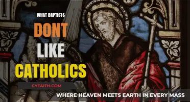 Baptist vs. Catholic: Key Differences and Points of Contention