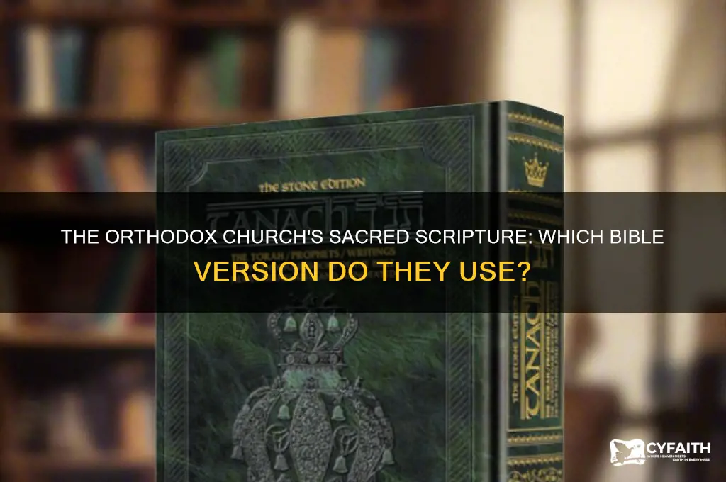 what bible does the orthodox church use