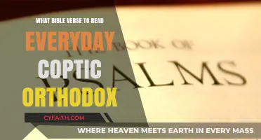 Daily Coptic Orthodox Bible Verses for Spiritual Growth and Reflection