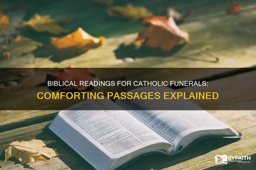 what biblical passages are read at a catholic funeral