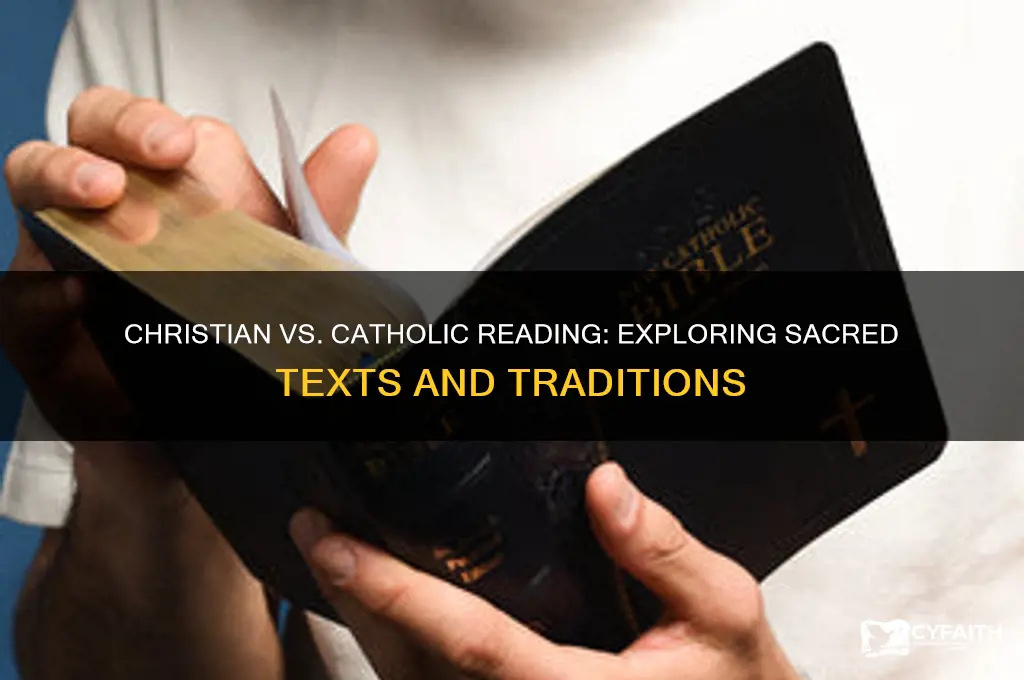 what book do christians read vs catholics