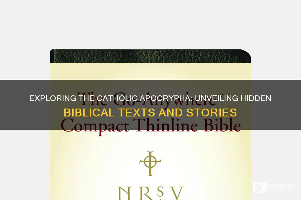what books are in the catholic apocrypha