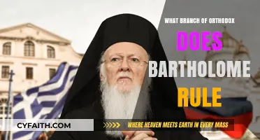 Bartholomew's Leadership: Unveiling the Orthodox Branch He Governs