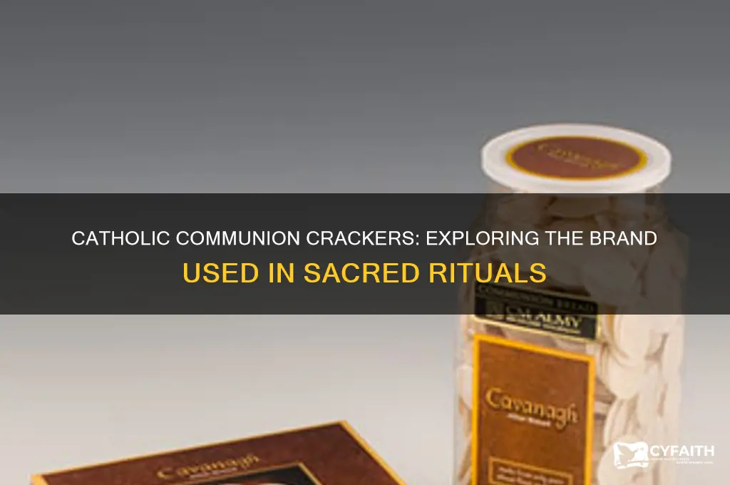 what brand of cracker do catholics use for communion