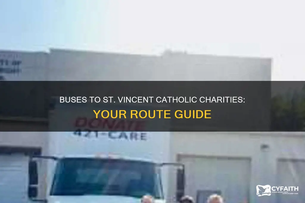 what buses to go to st vincent catholic charities