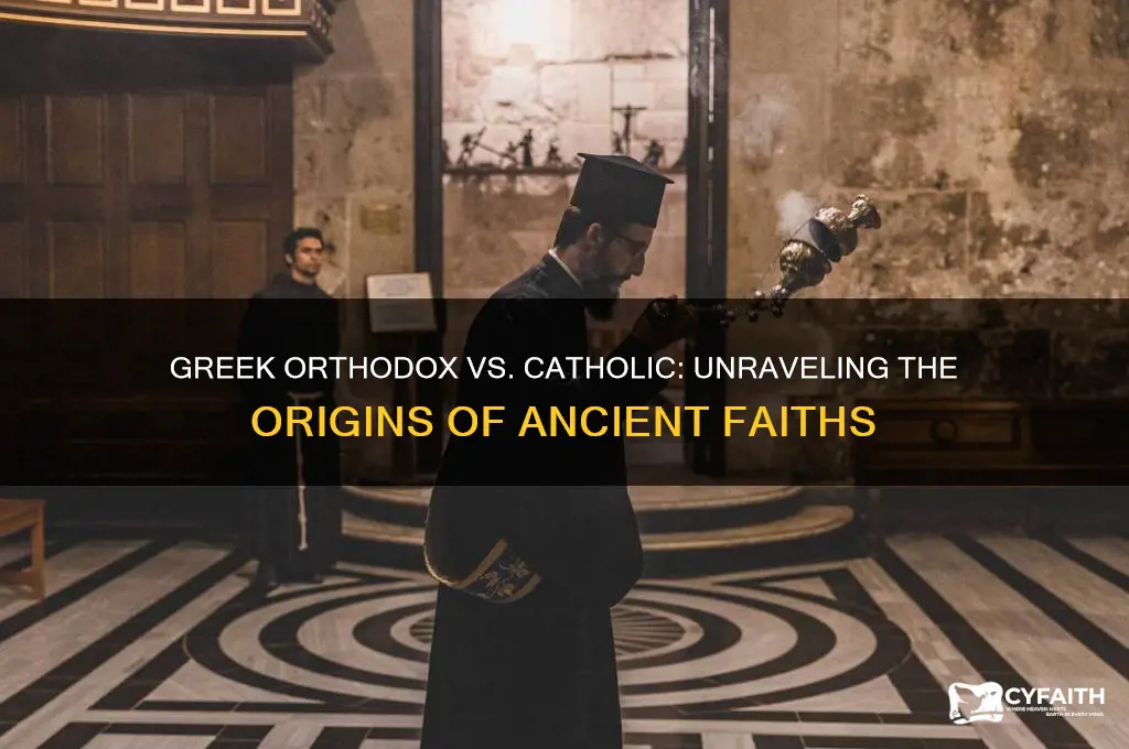 what came first greek orthodox or catholic