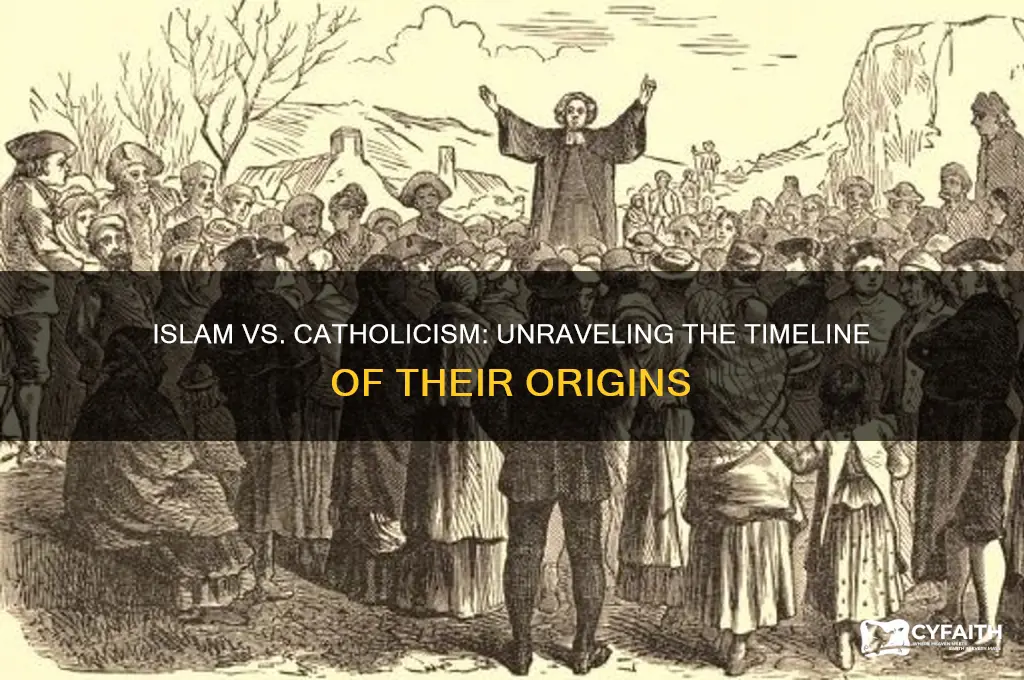 what came first islam or catholic