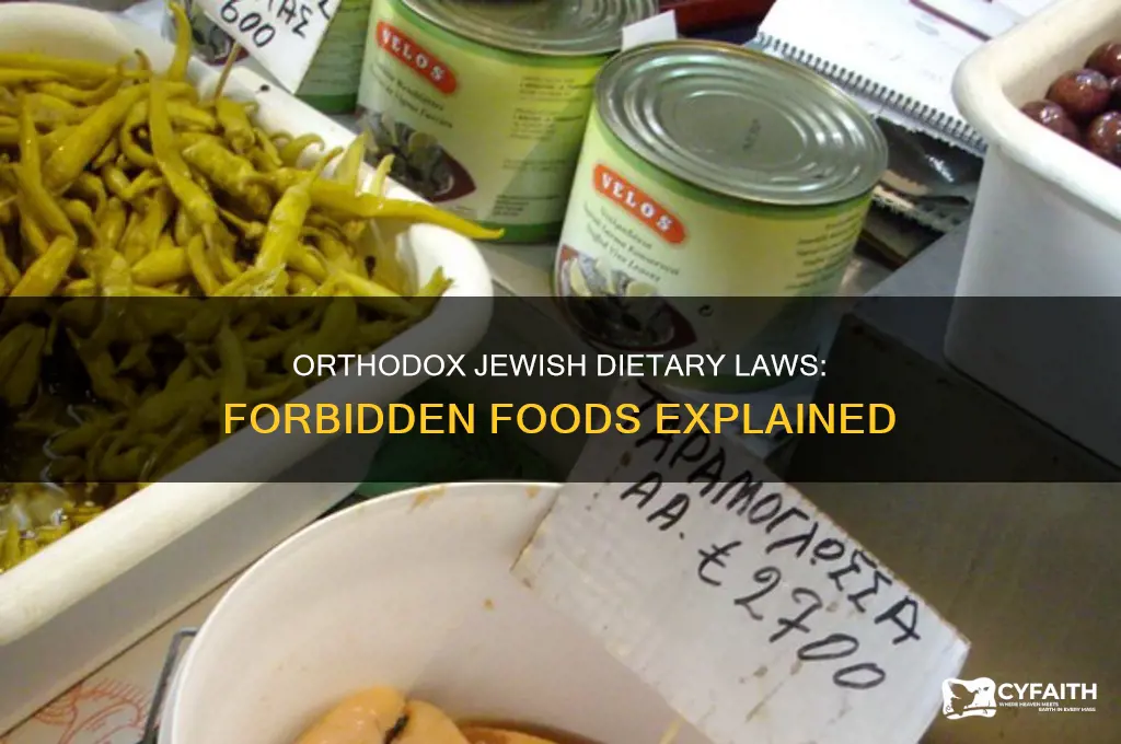 what can an orthodox jew not eat