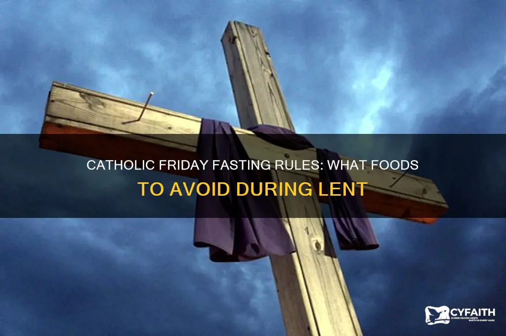 what cant catholics eat on friday
