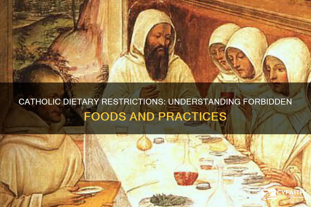 what cant catholics eat